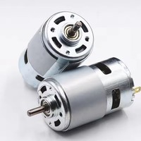 Moteurs DC à aimant permanent personnalisés haute vitesse, haute puissance, haute efficacité, 3-24V 775, pour appareils électroménagers, maison intelligente, ventilateur