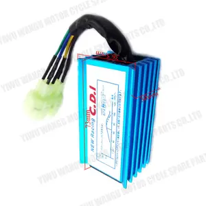 Blue 6 Pin Racing AC CDI GY6 Round Pin Ignition Box For 50cc 90cc 110cc 125cc 150cc 2 stroke Engine Moped Scooter ATV Quad Buggy