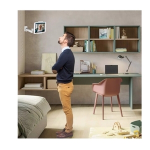 <b>Wall</b> <b>Tablet</b> Holder 7-12 Inch Adjustable Arm 360 Degree Rotation Tilt Swivel <b>Mount</b> for <b>Tablet</b> PC Stands - Product Image 4