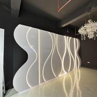 Support d'étape de LED-vague-mariage-toile de fond de PVC Offres Spéciales pour la toile de fond d'événement