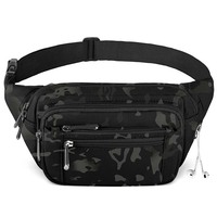Kustom tas pinggang Camo pak pinggang olahraga tas pinggang dompet selempang kamuflase petualangan paket fanny untuk pria