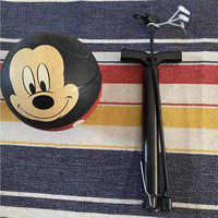 Pompe à vélo Pompe à bille 120 PSI Pompe à air avec valve Presta et Schrader pour tous les vélos et balles