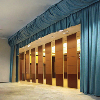 Cloison acoustique de 65 mm pour chambre d'hôtel, design de cloison amovible, meilleur prix bas