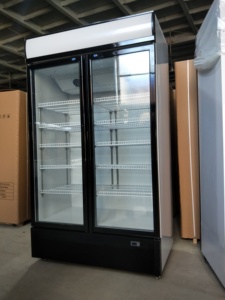 Congélateur vertical à porte vitrée pour boissons, grande capacité 1000L, commercial, Pepsi - Product Image 4