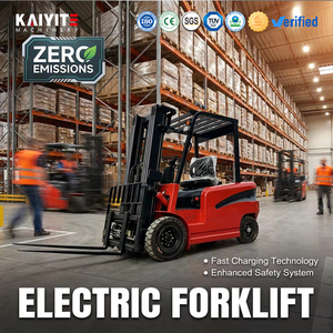 Chariot élévateur électrique de haute qualité de 1 à 5 tonnes, chariot élévateur mini à batterie lithium, essentiel pour le transport de marchandises et l'aménagement paysager municipal. - Product Image 1