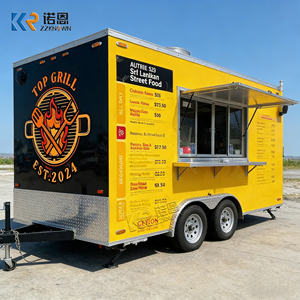 קרוואן מזון נייד גדול 5.8 מטר עם מטגן עמוק, מותאם אישית לסיטונאות, שנת 2026, עם מלאי - Product Image 1