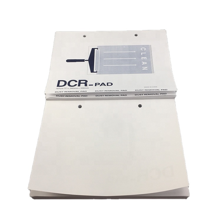 Липкая бумага для удаления пыли DCR для очистки силиконовых роликов