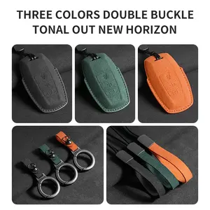 Funda protectora de cuero para llave de coche para Great Wall Haval/Hover H6 Dargo M6 PLUS Cratos H9 JOLION F5 H2S F7 H7 - Product Image 6