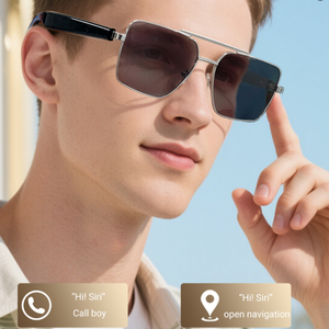 Kính GT30 với thiết kế bản lề lò xo kim loại-Ai kính thông minh để nghe nhạc và thực hiện cuộc gọi. - Product Image 2