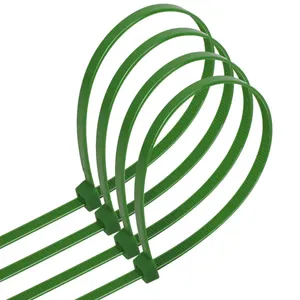 Fascette - fascette in poliammide da 40 pezzi, 3,6 x 150 mm, colore verde, ideali per fissare cavi e organizzare i cavi in modo efficiente - Product Image 1