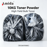 Poudre de toner noir Amida 10 kg compatible, sac de recharge en vrac pour imprimantes HP, Canon, Brother, Samsung, Kyocera, Xerox
