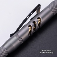 Bolígrafo Táctico de Grado Industrial para Defensa Personal, Mango de Aleación de Aluminio Aeroespacial, Herramienta para Romper Ventanas, Herramienta de Señalización de Supervivencia