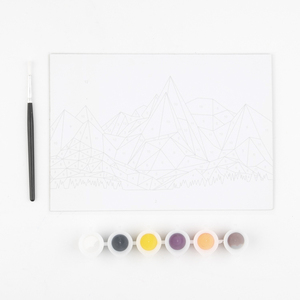 Poligoni del tavolo da disegno del modello su ordinazione pittura di DIY dai numeri per i bambini - Product Image 3