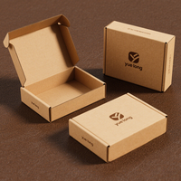 Boîtes d'expédition en carton ondulé de luxe personnalisées en gros, logo personnalisé, boîte pliante réutilisable en papier carton