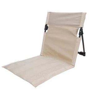 Chaise de plage pliante d'extérieur pour jardin et parc, avec coussin de dossier, 1 pièce, en tissu Oxford, pour pique-nique et camping, vente en gros - Product Image 2