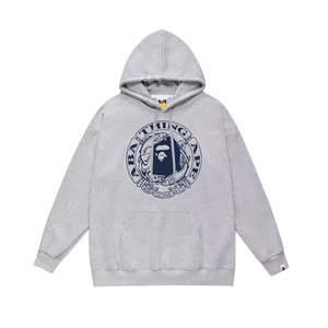 เสื้อฮู้ดผู้ชายทรงปกติ ระบายอากาศได้ดี สไตล์สตรีทแวร์ พิมพ์ลายโลโก้ด้านหน้า ผลิตจากโพลีเอสเตอร์/คอตตอน เฟรนช์เทอร์รี่ 310 กรัม - Product Image 2