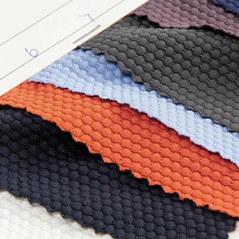 Honeycomb Fabric 96% Nylon 4% Spandex Jersey for Sport Wear