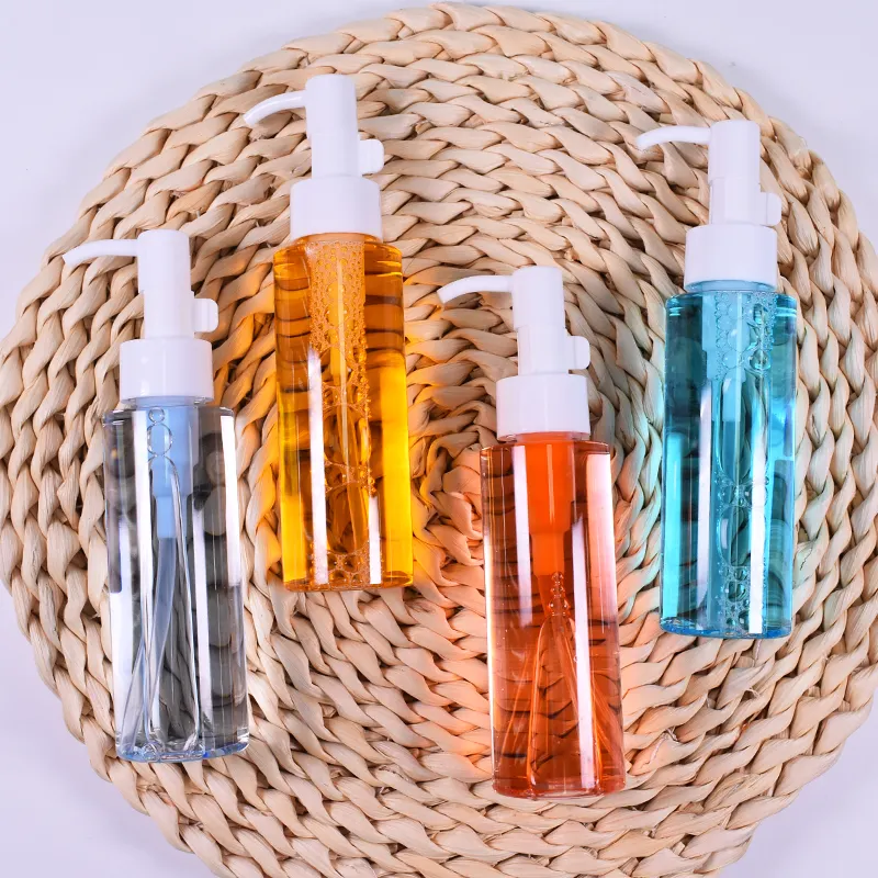 Customize facial cleanser bottle package 100ml makeup removal oil