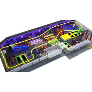 Nuovo Design <span class=keywords><strong>Parco</strong></span> Giochi Commerciale con Trampolini Avventura per Bambini e Adulti, Prezzo all'Ingrosso di Fabbrica - Product Image 1