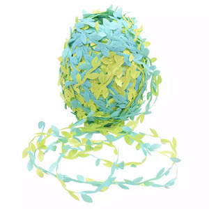 Guirlande de feuilles de saule artificielles Wen Jin, 10 cm, en tissu polyester, pour décoration de mariage en extérieur, verdure, bricolage, couronne, guirlande - Product Image 5