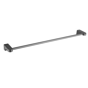 Gun Grey Bull Horn Space Aluminio Comercio exterior Juego de colgadores de baño 6-7 piezas Estante de papel higiénico Red de jabón Toallero de un solo poste - Product Image 6