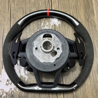 Volant en fibre de carbone perforé personnalisé en stock pour Audi A3 A4 A5 A6 A7 Q3 Q5 Q7 S4 S5 S6 RS4 RS7 R8 RS3 C7 S3 B8 B9 S4