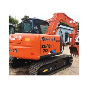 HITACHI ZX70 machinery second hand used 7TON ZX70 mini digger crawler Mini excavator with spare parts