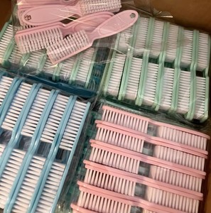 Plastic Nail <strong>Brushes</strong> 5 Colors Nail <strong>Hand</strong> Scrubbing Cleaning <strong>Brush</strong> Dust Cleaner for Nail Art Manicure Soft Remover Tools Wholesale - Product Image 1