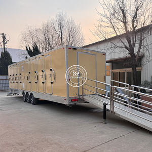 Maison conteneur mobile de luxe préfabriquée avec roues, pour toilettes portables, prix usine - Product Image 4