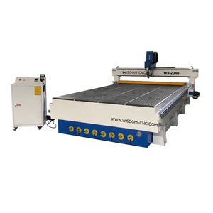 Machine de découpe CNC ATC 2040 avec table à vide Syntec 2x4m, moteur servo 9kw, broche puissante pour la découpe de tôles d'aluminium, <span class=keywords><strong>Dibond</strong></span> et Alucore - Product Image 5