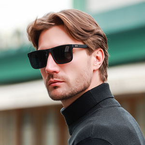 Polarized Sunglasses For Men Rectangle Full Rim UV400 <b>Driving</b> <b>Glasses</b> P1903 - Product Image 1