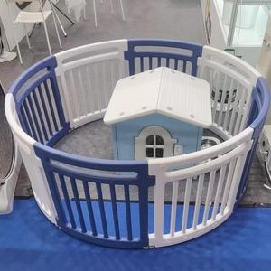 Ağır Hizmet Tipi Plastik Köpek Oyun Parkı İç Mekan Katlanabilir Evcil Hayvan Çiti Kalınlaştırılmış Güvenlik Bariyeri Köpekler Yavrular Toptan - Product Image 1