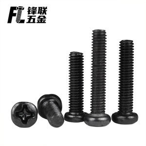 Vis à tête cruciforme noircie Fenglian M2 M4 en acier au carbone de qualité A 8.8 pour l'industrie de la construction - Product Image 3
