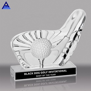 ราคาถูก Shield รางวัล Trophy แก้วคริสตัลถ้วยรางวัลกอล์ฟ Designs Golf Trophy คริสตัล - Product Image 2