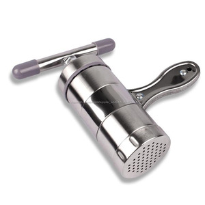 Hogar <span class=keywords><strong>de</strong></span> acero inoxidable Manual <span class=keywords><strong>de</strong></span> <span class=keywords><strong>la</strong></span> máquina <span class=keywords><strong>de</strong></span> <span class=keywords><strong>Pasta</strong></span> máquina <span class=keywords><strong>de</strong></span> presión <span class=keywords><strong>de</strong></span> mano máquina <span class=keywords><strong>de</strong></span> fideos creador con 5 modelos - Product Image 1
