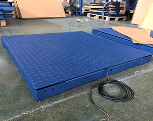 Digitale 1000kg Plattform Industrielle elektronische 2000kg Boden waage mit Rampen waage mit Drucker - Product Image 2