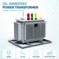 Transformateur de distribution triphasé immergé dans l'huile 1250 kVA 33/0,4 kV pour centre de données