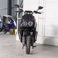 Moto Électrique Adulte 2000W Batterie Lithium 72V Vitesse Rapide 43km/h avec Pédales Frein à Disque à Vendre