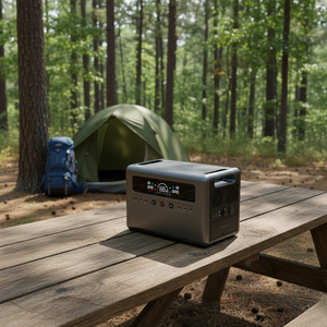 Générateur solaire intelligent Lifepo4 de grande capacité pour usage domestique et extérieur, 220v, 2200w, station d'alimentation portable avec onduleur - Product Image 1