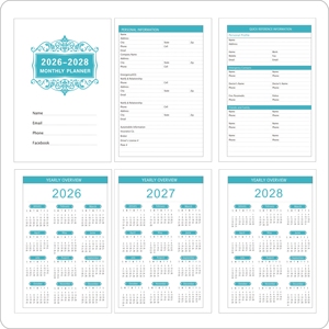 Agenda personalizada 2026 planificador diario cuaderno diario Bloc de notas calendario Oficina papelería cuaderno para <span class=keywords><strong>horario</strong></span> - Product Image 4