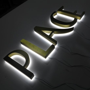 定制工厂标志商务发光发光二极管标志字母发光二极管3D标志公司品牌标志户外商店标志 - Product Image 2