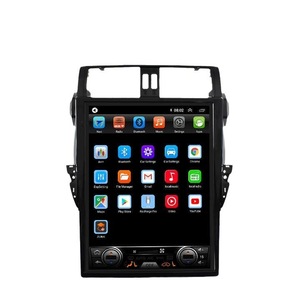 Đài phát thanh xe cho Toyota Land Cruiser Prado 150 2010-2017 Carplay Android tự động ô tô đa phương tiện Tesla phong cách <span class=keywords><strong>Bluetooth</strong></span> 4 gam <span class=keywords><strong>GPS</strong></span> - Product Image 1