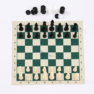 Set di Scacchi da Esterno Portatile per Viaggi Scacchiera Pieghevole Gioco di Puzzle - Product Image 5