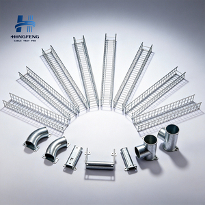 Bandeja de Cables de Malla de Alambre de Acero Inoxidable SS304 SS316 Recta, Directa de Fábrica, con Accesorios - Product Image 6