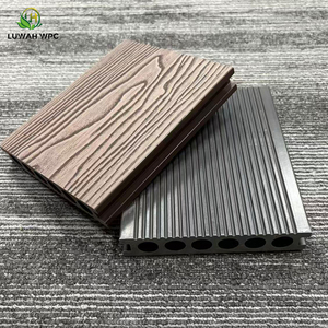 Panneau de carreaux de sol stratifié en bois rouge gaufré 3d pour terrasse de maison de jardin pour <span class=keywords><strong>allée</strong></span> de cour - Product Image 3