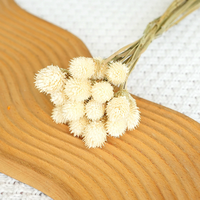 Bouquets de fleurs séchées naturelles élégants et écologiques, longue durée, fraise, paille de blé, Gomphrena Globosa, pour la maison, fête des mères
