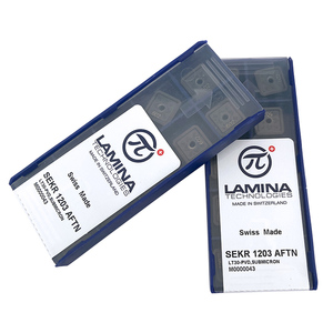 Inserts en carbure de lamina SEKR 1203 AFTN 100% originaux, inserts de fraisage en carbure CNC - Product Image 1
