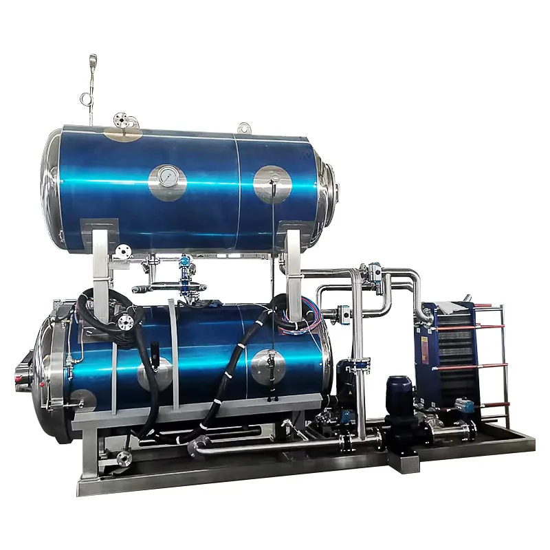 Glass Jars Tin Can Retort Sterilizer Autoclave Steam Sterilizer Industrial Food Sterilizer Autoclave Retort Machine