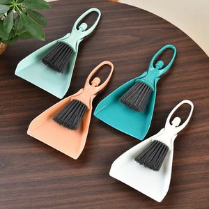 Mini Desktop Cleaning Brush Set with Dustpan Broom Plastic Cloth Material for Cleaning <b>Pet</b> Dining Table Keyboard for Small Space - Product Image 2