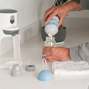 Boîte de <span class=keywords><strong>lait</strong></span> en poudre pour bébé Distributeur de formule à 3 couches Conteneur de stockage détachable portable empilable à rotation pour collation pour bébé - Product Image 2